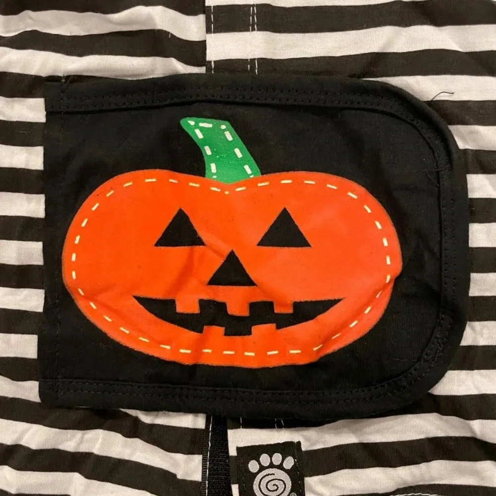 🎃 Petrageous Designs Pumpkin Patch Striped Halloween Dog Pajamas